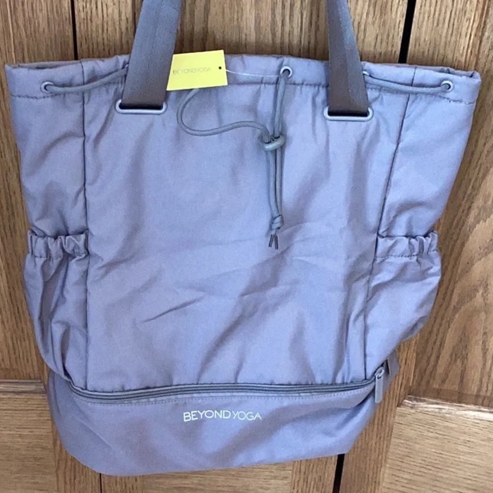 Beyond Yoga Tan Backpack Versatile and Stylish